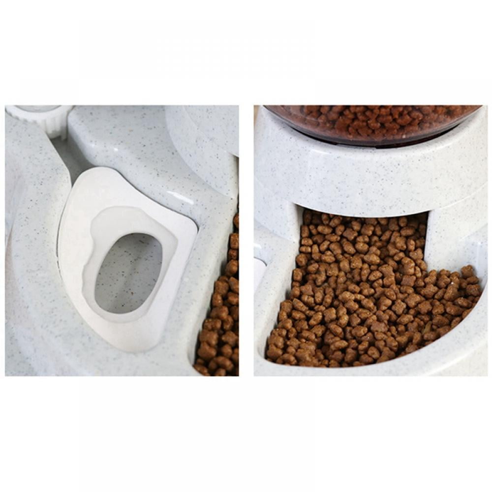 Automatic Pet Feeder Dog/Cat Food with Water Dispenser Prevent Overturning Pet Bowl(Automatic feeder)