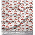 thumbnail image 1 of Soimoi Polyester Crepe Fabric Car & Owl Cartoon Print Sewing Fabric Yard 42 Inch Wide, 1 of 3