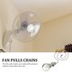 thumbnail image 3 of WRITWAA Cadena Para Ventilador Y De En Color Plata Delicado Para, 3 of 6