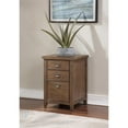 thumbnail image 3 of Farmouse Three Drawer Wood File Cabinet Office Storage Brown, 3 of 10