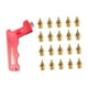 thumbnail image 3 of 20 piezas de clavos para zapatos de pista con llave para s cortas deportivas de competición Oro, 3 of 8