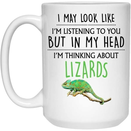 

Lizard Gift Lizard Mug Lizard Gifts Funny Gifts For Lizard Owner Pet Lizard Gifts For Him Her Women Men Reptile Lover Coffee Mug 15oz