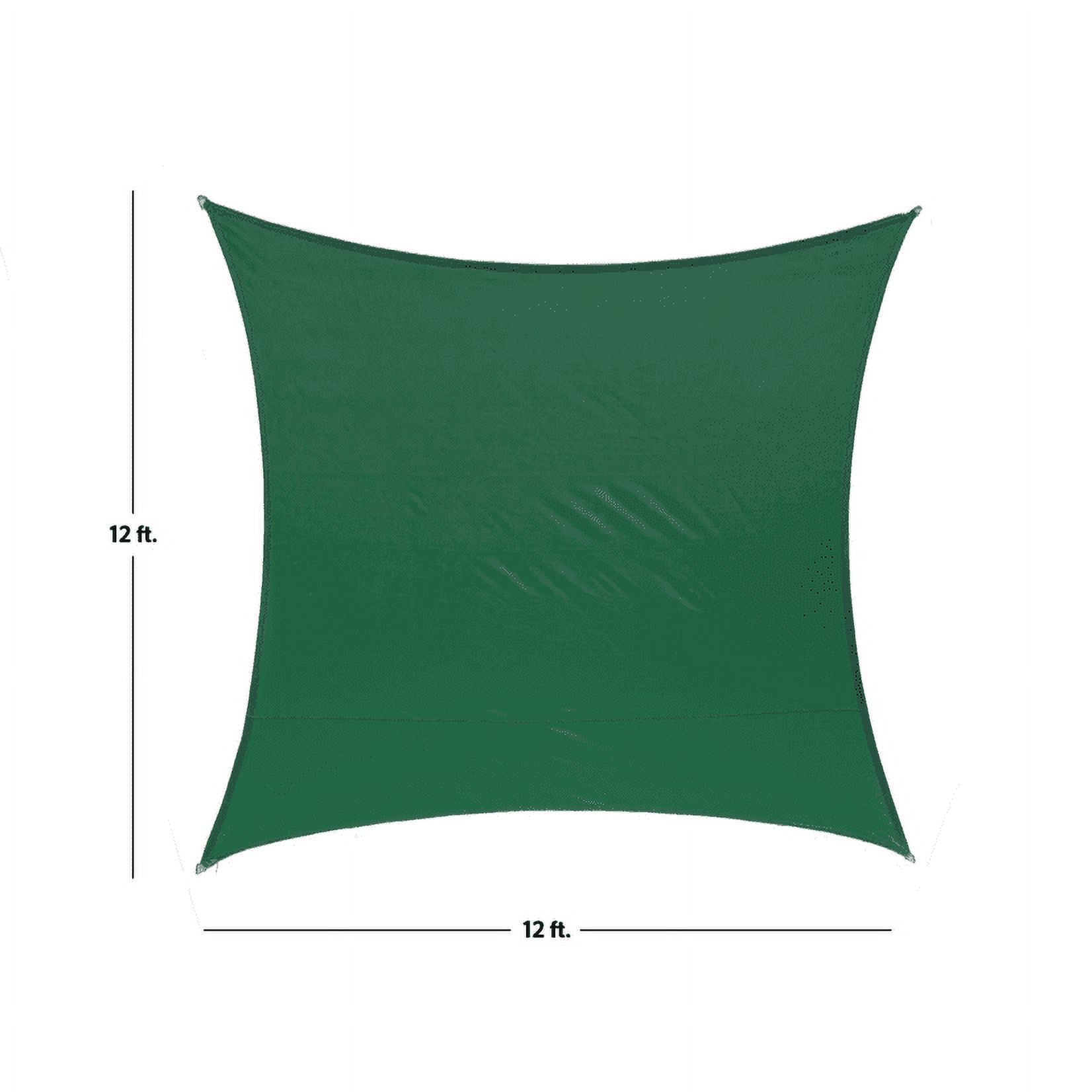 Coolaroo Coolhaven Outdoor Sun Shade Sail With Hardware Kit