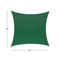 thumbnail image 4 of Coolaroo Coolhaven Outdoor Sun Shade Sail With Hardware Kit 95% UV Block Protection for Garden, Patio, Backyard, 12' Square,  Heritage Green, 4 of 7