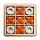 thumbnail image 2 of Juego de tres en raya | Juego de mesa de madera para niños | Juego de estrategia educativo | Juegos de viaje en familia para interiores | 14 x 14 cm, 2 of 3