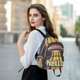 thumbnail image 6 of FORMRS Mini Backpack Purse for Women Travel Daypack Casual Shoulder Bag, Red UFO, 6 of 7
