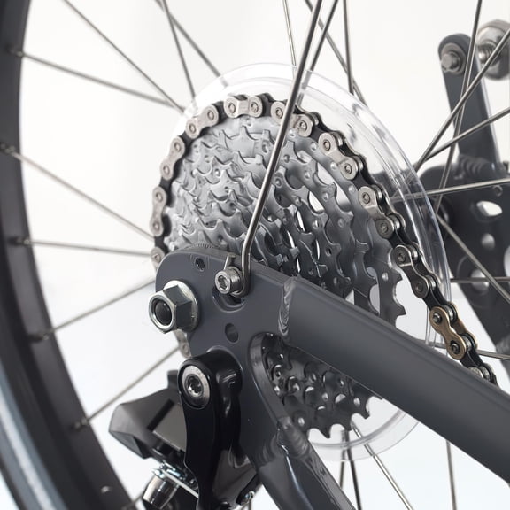 Pawsdot Bike Spoke Protector, Clear Plastic, for Road and Mountain Bikes, Dirt-Proof and Stable