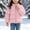 Pink, variant on Kids' Stand Collar Zip Puffer Jacket, Bear Applique On the Back and Padded Warm Construction, Side Pockets, Kids Winter Outerwear, 1‑8 Years, Toddler Jacket Pink 1-2 Years