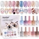 thumbnail image 1 of Set de esmalte en gel para uñas efecto ojo de gato Beetles, 10 colores con glitter, 1 of 8