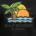 thumbnail image 3 of CafePress - Alabama Gulf Shores T Shirt - Women's V-Neck Dark T-Shirt, 3 of 4