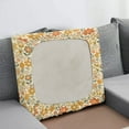thumbnail image 3 of Renewold Flower Beige Sofa Seat Cushion Slipcover Elastic Soft Couch Slipcover Spandex Separate Armchair Slipcover Pet Friendly for Living Room Home Decor, S, 3 of 5