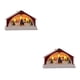 thumbnail image 2 of Advancent Christmas Candle Tea Light Home Decoration for Xmas Muñeco de nieve 2Conjunto, 2 of 6