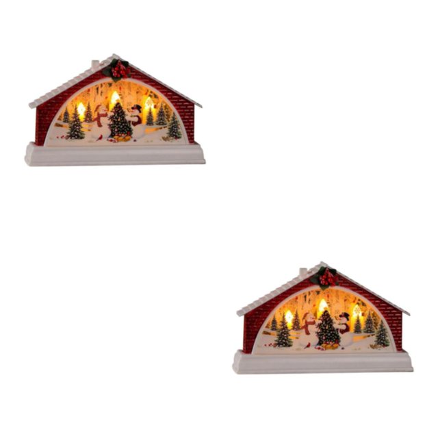 Naiovety Christmas Candle Tea Light Home Decoration for Xmas Muñeco de nieve 2Conjunto