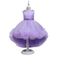 thumbnail image 2 of Esaierr Kids Dress Princess Dress 3-10Y Toddler Flower Fluffy Dress Piano Performance Dress Sleeveless Party Gown Birthday Dress Photography Prop Special Occasion Dress, 2 of 7