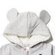 thumbnail image 4 of Sudadera con capucha Disney Mickey Mouse para niños pequeños, forro polar con cremallera, gris 3T, 4 of 6