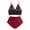 Red, variant on Lingerie for Women Babydoll Satin Silk Pajamas Lace Sleepwear Printing Charming Nightdress Women's Underwear,Purple