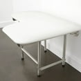 thumbnail image 7 of Seachrome 32" x 22.5" White Padded Wall Mount Folding Right-Handed Transfer Bench Shower Seat with Legs, ADA Compliant, 7 of 7