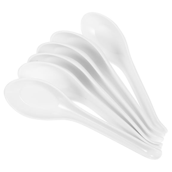 Spoon Oats Asian Soup Spoons Chinese Ramen Hand-Pulled Noodle Japanese-style White