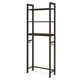 thumbnail image 1 of Costway Estante Organizador De Baño De Metal De 3 Niveles Con 3 Ganchos, Barra Inferior Ajustable, Dispositivos Antivuelco, Soporte Para Inodoro, Lavandería, Se Adapta A La Mayoría De Los Inodoros, 1 of 4