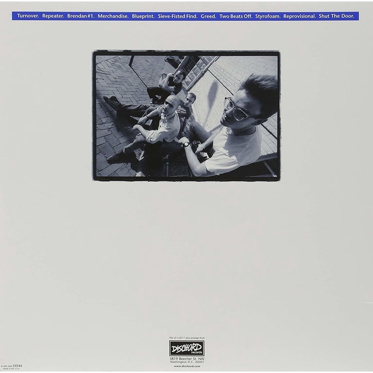 Dischord, Fugazi, Repeater, Vinyl Record, Rock Music - Walmart.com