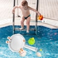thumbnail image 4 of Bath Fishing Net Toy Set, Water Activated Light Up Catching Game Toy, Floating Animal Capture Coordination Training Toy, Portable Bathroom Water Play Interactive Activity Toy, 4 of 6