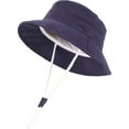 thumbnail image 1 of Chapeau de Soleil pour Bébé avec Rabat de Nuque à Grand Bord Upf 50+ Protection Uv Chapeau de Plage pour Filles Chapeaux de Soleil pour Bébé 1-2 Ans Garçons Filles Mode, 1 of 6