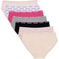 thumbnail image 2 of Calvin Klein Girls Bikini Cotton Bikini Stretch Underwear, Set of 7, Sizes S-XL (Large, Multicolor), 2 of 3