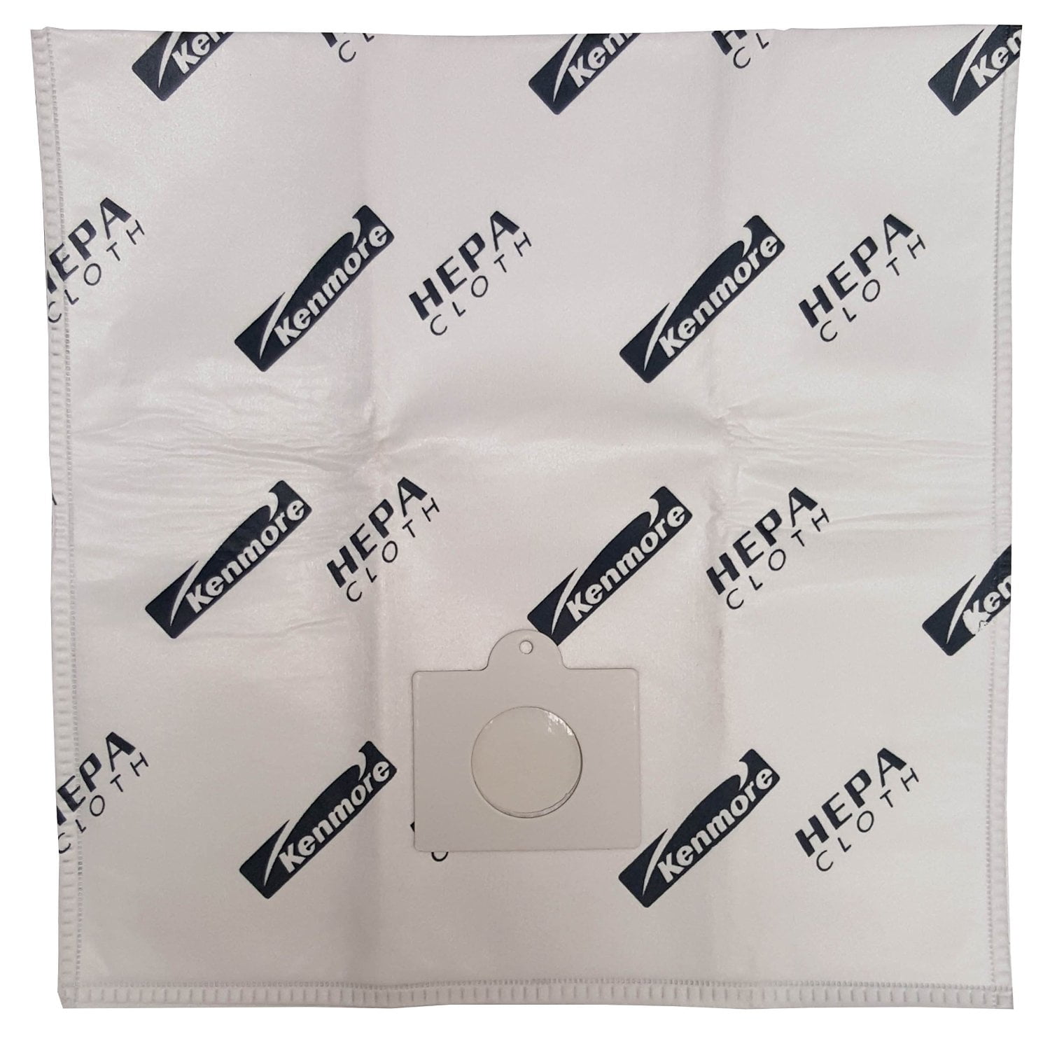 Kenmore HEPA Type Q Cloth Canister Vacuum Bags Fits type Q (9 Bags) By Vacow ClearFlow TM