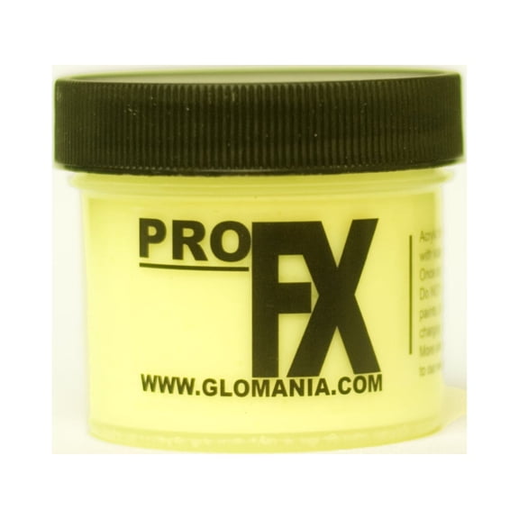 ProFX Glow in the Dark Acrylic Paint - Chartreuse -1oz