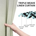 thumbnail image 3 of Cortina Blackout con Aspecto de Lino Easy-Going 132 cm Beige Juego, 3 of 7