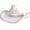White, variant on Elegant Bridal Western Cap with Sequined Trim Sparkling Wide Brims Hat for Various Occasion Bachelorette Party Photo Pro