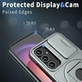 thumbnail image 4 of For Samsung Galaxy A13 4G/5G Kickstand Case Slide Lens Lid TPU+PC Anti-Drop Phone Cover, 4 of 5