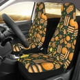 thumbnail image 3 of Fotbe Autumn Harvest Pumpkin Basket Pattern Automotive Seat Covers for Cars Trucks and SUVs – Car Seat Covers for Front Seats,Protective Seat Covers,Vehicle Seat Covers, Set of 2, 3 of 9