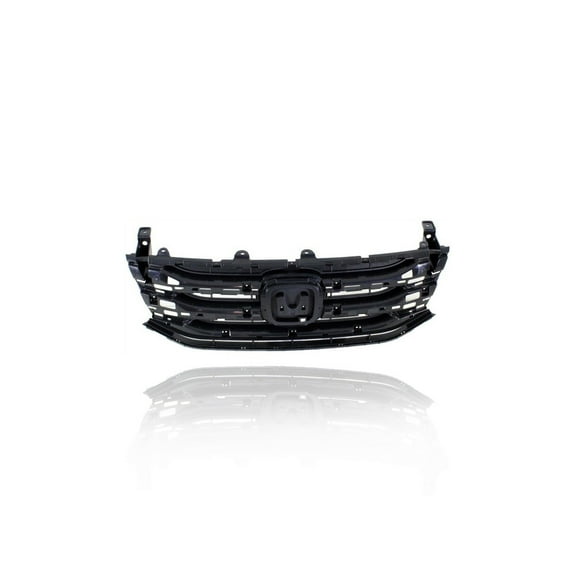 Grille - Compatible/Replacement for '18-20 Subaru Crosstrek/Hybrid - Main Upper, Black Frame Insert, With Emblem Provision - 91122FL100 CAPA