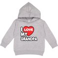 thumbnail image 2 of Inktastic I Love My Grandpa Toddler Hoodie, 2 of 4