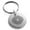 Silver, variant on Stainless Steel Celtic Eternity Knot Engraved Small Medallion Circle Charm Keychain Keyring