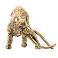thumbnail image 6 of HONMEET Vintage Golden Brass Elephant Figurine Sculpture for Desk, Home, Office Decor and Collectible, 6 of 7