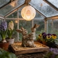 thumbnail image 6 of Easter Resin Bunny Figurines, Decorative Bunny Ornament for Tabletop, Shelf Display, Spring Bunnies Garden Decor, Gift, Cute Animal Statue(B), 6 of 7