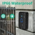 Classroom Doorbell Wireless Doorbell Ip66 Waterproof 115Db With 56