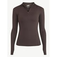 thumbnail image 6 of Avia Women's and Women's Plus SoftSculpt Quarter Zip Long Sleeve Top, Sizes XS-4X, 6 of 7