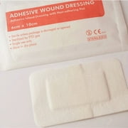 10 Pack 2.3inch x 4inch Gauze pad Bandage Dressing Individually Packed Pouches Wound Dressing Adhesive Breathable