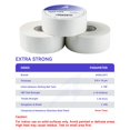 thumbnail image 2 of Seam Tape Sheeldify, 5 cm x 50 m, cinta adhesiva blanca, paquete de 3, 2 of 7