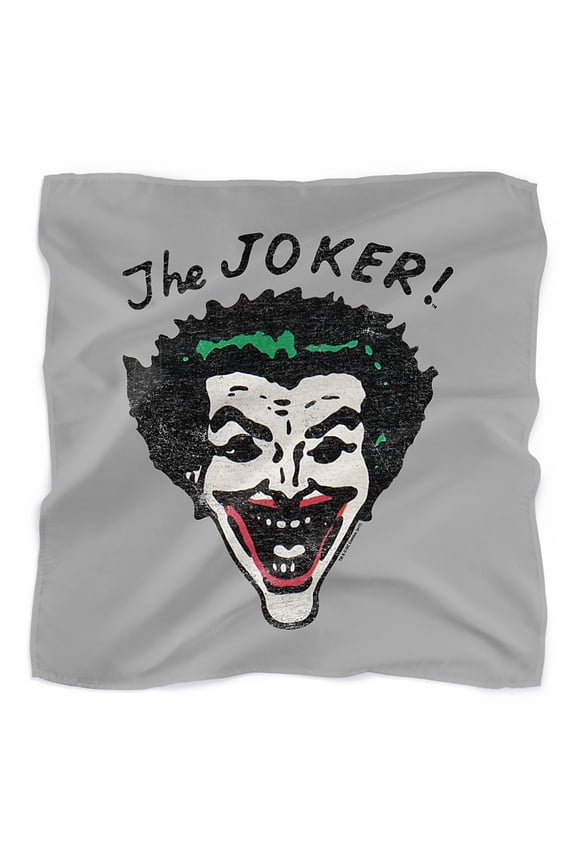 Batman Joker Retro Bandana (21 in x 21 in)