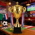 thumbnail image 6 of Mecorevxz Trophy Cup - Large Trophy,Gold Award for Sports,Tournaments,Competitions,Soccer Football League Match Trophy,Other Teamwork Award(B), 6 of 7