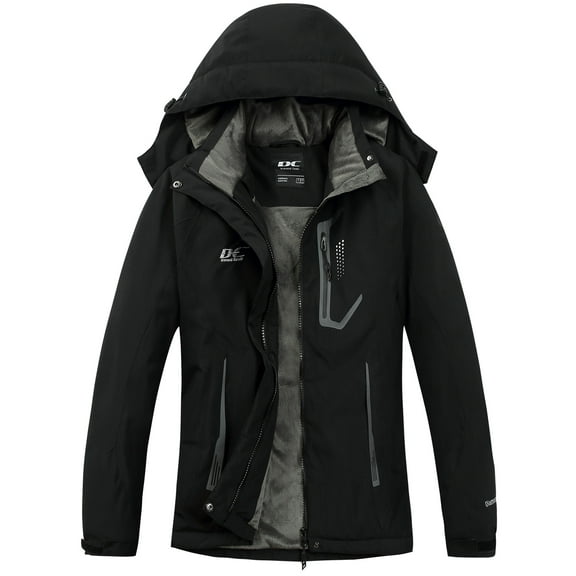 Diamond Candy Women's Winter Ski Jacket Hooded Windproof Warm Jackets Snow Waterproof Rain Coat