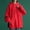 Red, variant on Womens Hoodies Womens Down For Womens Pocket Hooded Sweatshirts Pullover Sleeve Button V Drawstring Hoodies Neck Sweatshirts Preppy Hoodies Cute Tops for Women