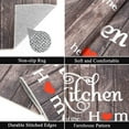 thumbnail image 4 of Farmhouse Kitchen Rug Sets 3 Piece with Runner Non Slip Washable Kitchen Floor Mat Carpet Soft Laundry Room Rug Runner for Kitchen Home Office Hallway Sink Door, Brown, 4 of 6
