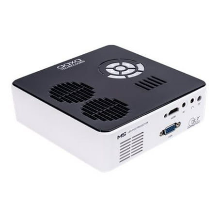 AAXA - M5 Pico WXGA DLP Projector - White/Black