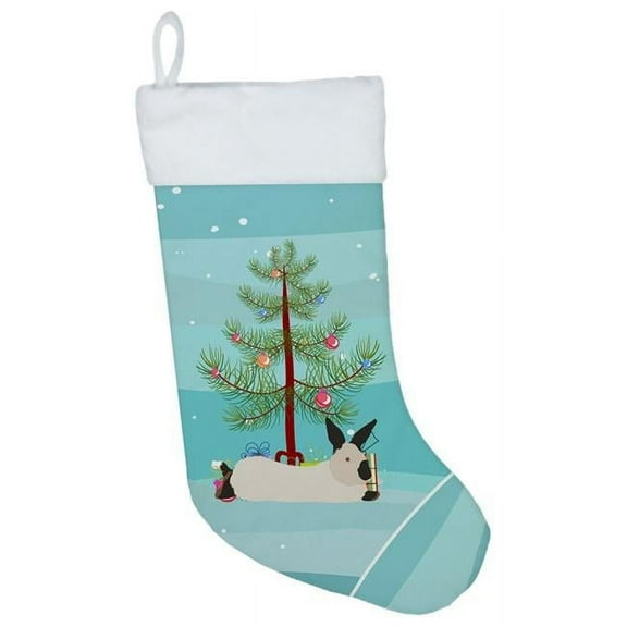 Caroline's Treasures California Rabbit Multi-color Christmas Stocking, with Soft Suede Fabric 18"