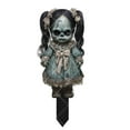thumbnail image 1 of Halloween Outdoor Decorations Scare Crow Signs 8 Pack Acrylic Cutouts for Window & Yard Display Skeleton Pumpkin Design for Holiday Scenes, 1 of 4